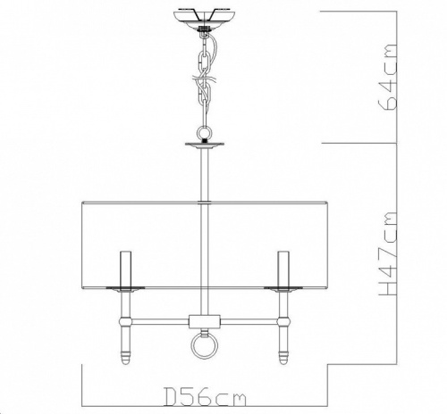 Подвесная люстра Divinare Candela 1162/01 LM-5 в Белово фото 4