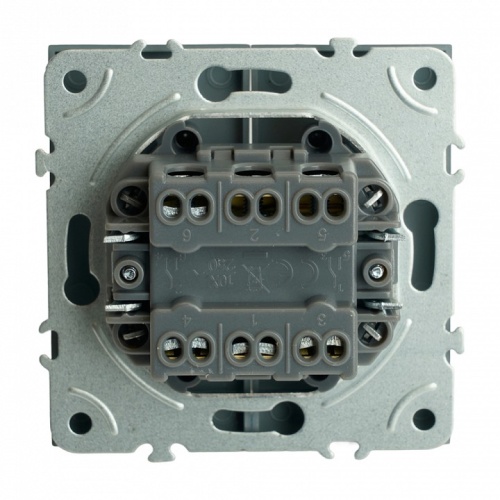 Переключатель двухклавишный без рамки Stekker Эмили 49947 в Нижнем Новгороде фото 5