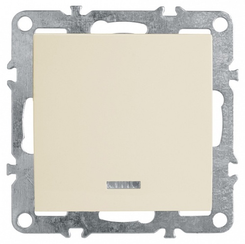 Выключатель одноклавишный с подсветкой без рамки Stekker Эрна 39320 в Нижнем Новгороде