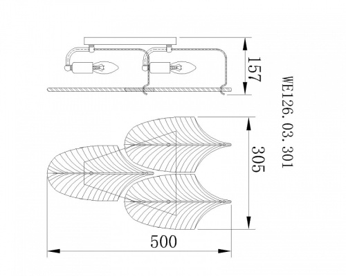 Накладной светильник Wertmark Arctioma WE126.03.301 в Нижнем Новгороде фото 2