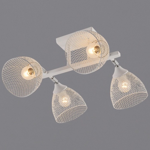 Люстра на штанге 01568-3.3-04 WH+CR в Нижнем Новгороде фото 2