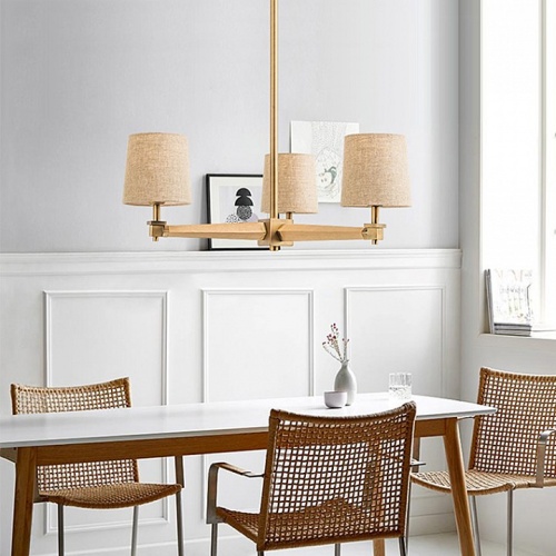 Люстра на штанге Imperiumloft Jorgenson White/Light wood STAVRA01 в Нижнем Новгороде фото 8