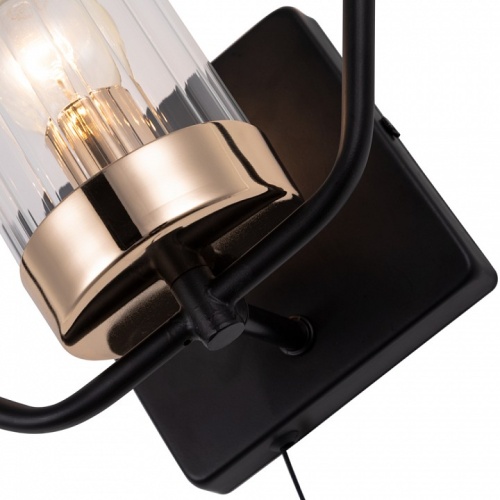 Бра Arte Lamp Celaeno A7004AP-1BK в Нижнем Новгороде фото 2