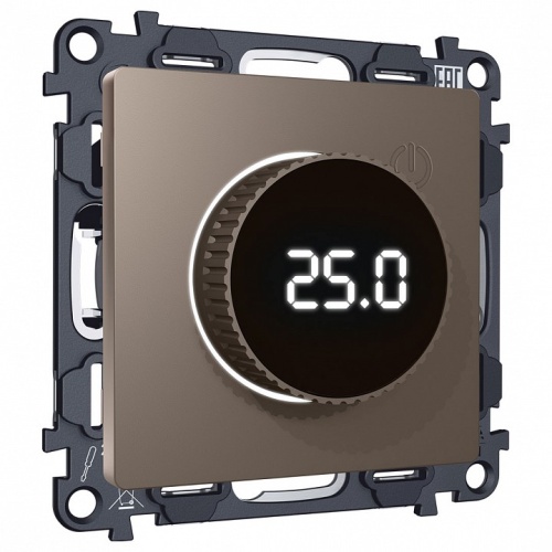 Терморегулятор электромеханический для теплого пола без рамки Ambrella Volt ALFA MA635810 в Нижнем Новгороде