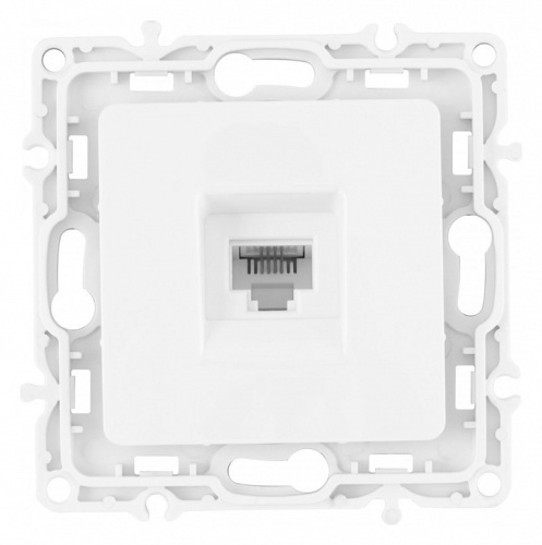 Розетка телефонная RJ-11 без рамки Arte Milano am-217 217.51-1.white в Нижнем Новгороде