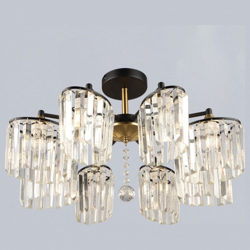 Люстра на штанге 63660 63660-0.3-08 BK+COP в Нижнем Новгороде