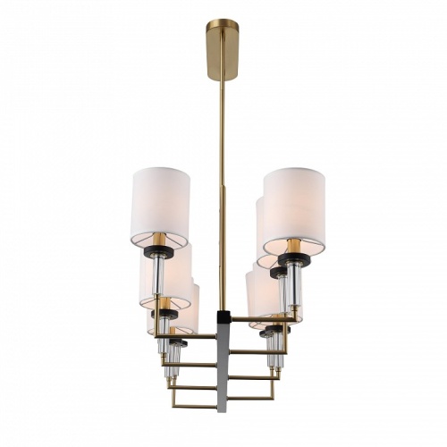 Люстра на штанге ST-Luce BLACK+BRASS SL1404.338.08 в Нижнем Новгороде фото 7