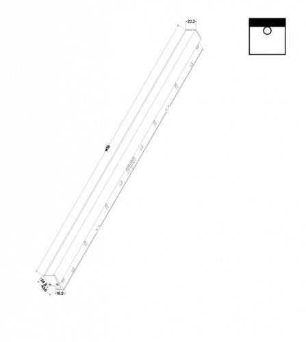 Встраиваемый светильник Maytoni Basis TR030-4-24W3K-WW-DS-B в Слободском фото 3