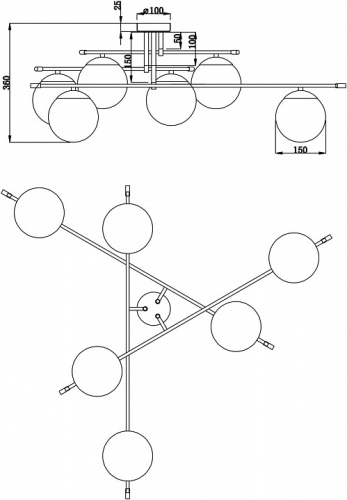 Накладной светильник Maytoni Nostalgia MOD048CL-06G в Нижнем Новгороде фото 4