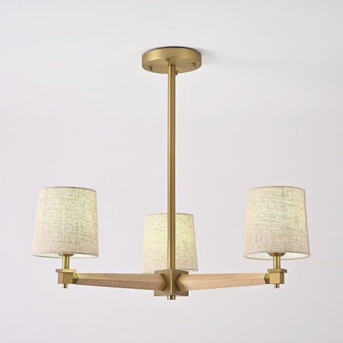 Люстра на штанге Imperiumloft Jorgenson Beige/Light wood STAVRA01 в Нижнем Новгороде фото 5