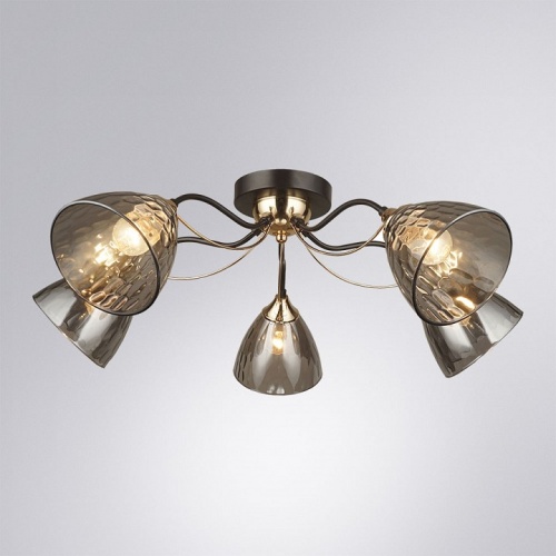 Потолочная люстра Arte Lamp Lily A4366PL-5BK в Нижнем Новгороде фото 2