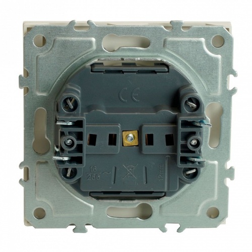 Розетка с заземлением и со шторкой, с крышкой Stekker Эмили 49878 в Нижнем Новгороде фото 8