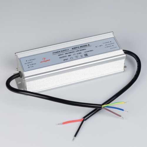 Блок питания ARPV-48300-A (48V, 6.25A, 300W) (Arlight, IP67 Металл, 3 года) в Лысьве