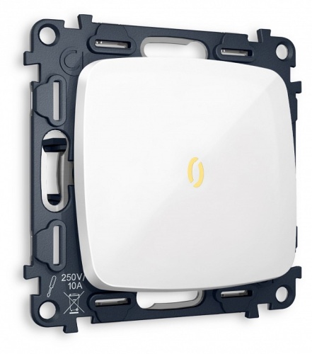 Выключатель одноклавишный с подсветкой без рамки Ambrella Volt OMEGA MO102010 в Нижнем Новгороде