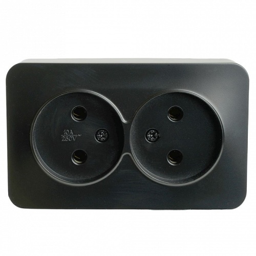 Розетка двойная без заземления Stekker София 49496 в Нижнем Новгороде фото 6