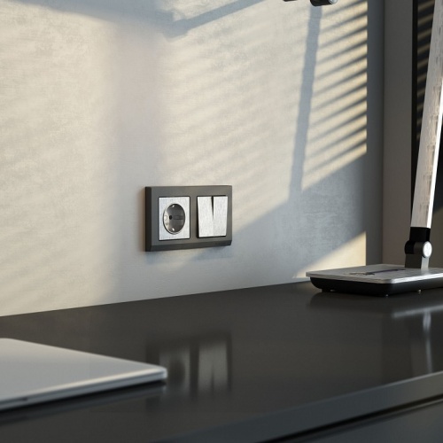 Выключатель двухклавишный без рамки Werkel  W1120009 в Нижнем Новгороде фото 3