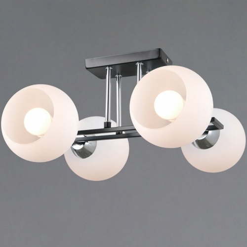 Потолочная люстра ILLUMICO TRENTO IL0791-4CSQ-25 BK CR TRENTO в Нижнем Новгороде