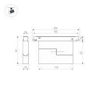 Светильник MAG-ORIENT-FLAT-FOLD-S195-6W Warm3000 (WH, 80 deg, 48V) (Arlight, IP20 Металл, 5 лет) в Боре