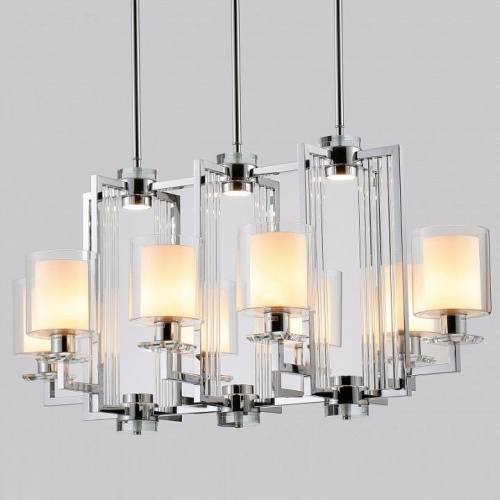 Люстра на штанге iLamp King RM6201-8P CR+CL в Нижнем Новгороде