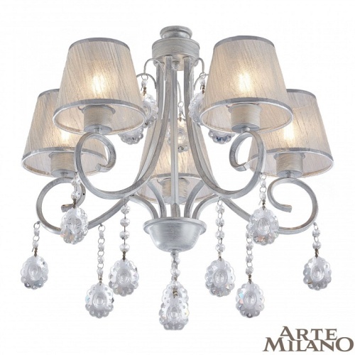 Люстра на штанге Arte Milano Amalfi-7146 337146/5 WT+SL в Нижнем Новгороде фото 2