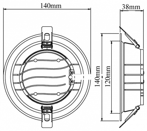 Встраиваемый светильник Fiberli CDEW 12130703 в Нижнем Новгороде фото 2