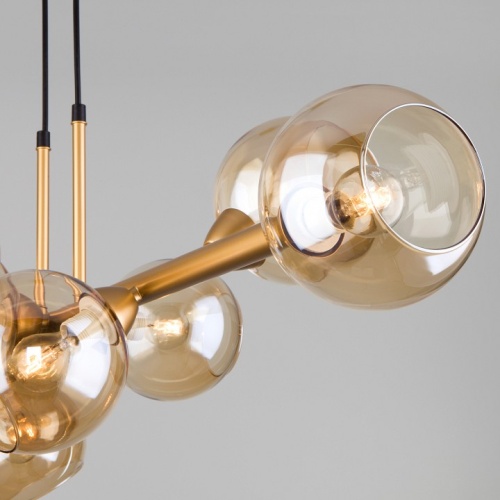 Подвесной светильник Eurosvet Roger 70113/8 янтарный в Нижнем Новгороде фото 2