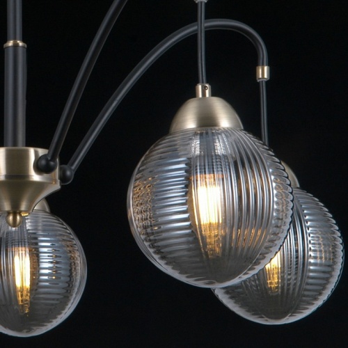 Люстра на штанге ILLUMICO  IL0433-5PSQ-79 BK AB в Нижнем Новгороде фото 2