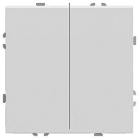 Переключатель двухклавишный без рамки Stekker Эмили 49869 в Нижнем Новгороде