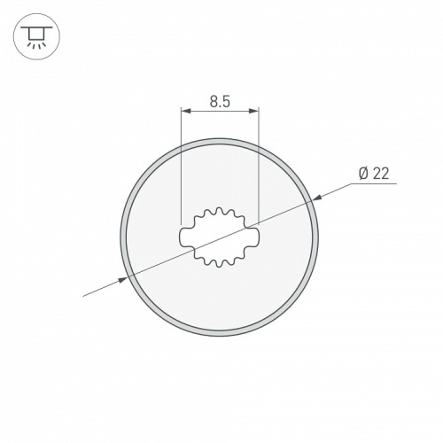 Профиль накладной гибкий Arlight WPH-FLEX 045866 в Нижнем Новгороде фото 2