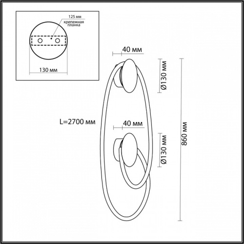 Бра Odeon Light Corda 4391/30WL в Зеленогорске фото 4