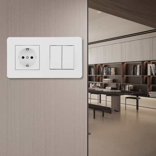 Блок с выключателями двухклавишными Arte Milano SET16-2 SET16-2-40-1-30-2 white в Нижнем Новгороде фото 2