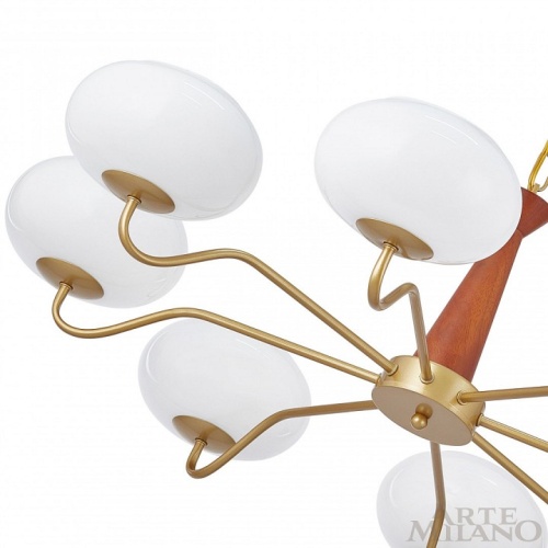 Подвесная люстра Arte Milano AM-Napoli 310166/D900/8 BS/WD в Нижнем Новгороде фото 3