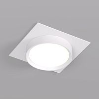 DK2091-WH Встраиваемый светильник FLAT, IP 20, до 15 Вт, GX53, LED, белый, алюминий в Астрахани