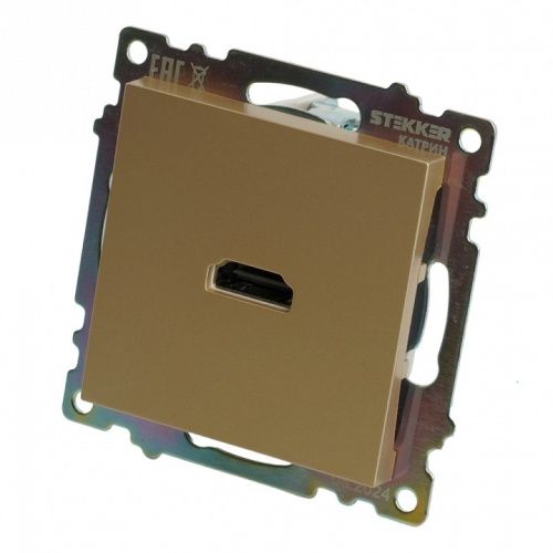 Розетка HDMI без рамки Stekker Катрин 50060 в Нижнем Новгороде фото 8