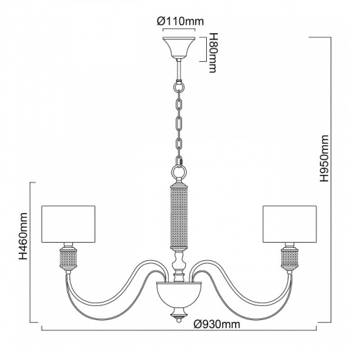 Подвесная люстра MW-Light Онтарио 5 692011308 в Дудинке фото 5