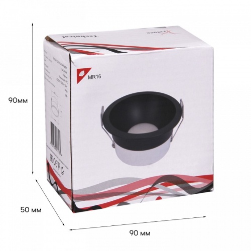 Встраиваемый светильник  16063-9.0-001LD MR16 BK в Нижнем Новгороде фото 4
