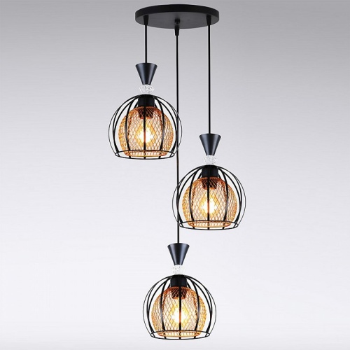 Подвесной светильник 03061-0.9-03 BK+GOLD в Нижнем Новгороде фото 3