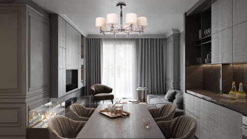 Люстра на штанге Escada Belief 667/8P в Нижнем Новгороде фото 5