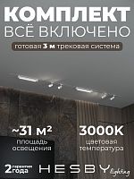 Комплект трековый Hesby Lighting Skylite №5 HSBL_kompl_S005_VI3W3K в Нижнем Новгороде
