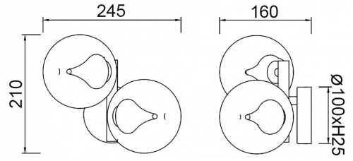 Бра Mantra Andromeda 9554 в Нижнем Новгороде фото 4