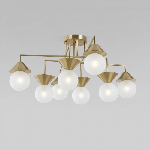 Люстра на штанге Eurosvet  302002/8 латунь Smart в Нижнем Новгороде