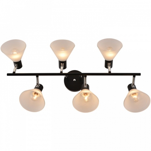 Люстра на штанге 01553-3.3-06B BK+CR в Нижнем Новгороде фото 4