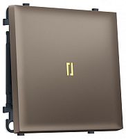 Выключатель самовозвратный одноклавишный с подсветкой, без рамки Ambrella Volt MS MS632050 в Нижнем Новгороде