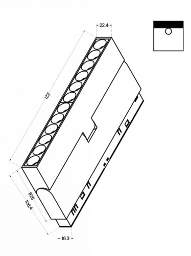 Накладной светильник Maytoni Points rot TR033-4-12W3K-M-DS-B в Новочеркасске фото 5