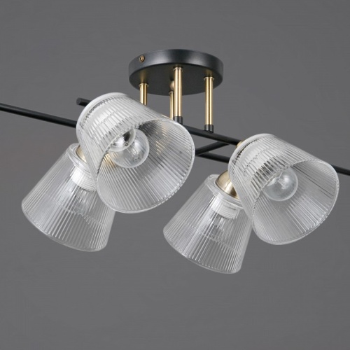 Люстра на штанге ILLUMICO IL0845 IL0845-6CSQ-25BKAB ELITE в Нижнем Новгороде фото 2