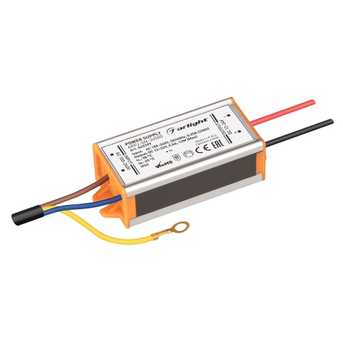 Блок питания ARPJ-SN-24500 (12W, 12-24V, 500mA) (Arlight, IP65 Металл, 3 года) в Зеленогорске фото 3