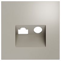 Накладка для ТВ-розетки и RJ-11 или RJ-45 Voltum S70 VLS002703 в Нижнем Новгороде