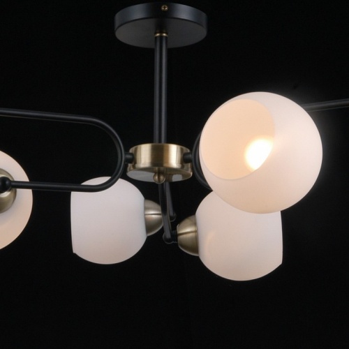 Люстра на штанге ILLUMICO  IL0249-6CSQ-79 BK AB в Нижнем Новгороде фото 2