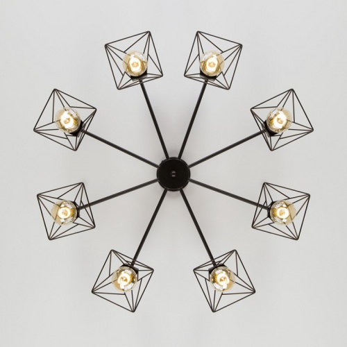 Люстра на штанге Eurosvet Trappola 70107/8 черный в Нижнем Новгороде фото 4