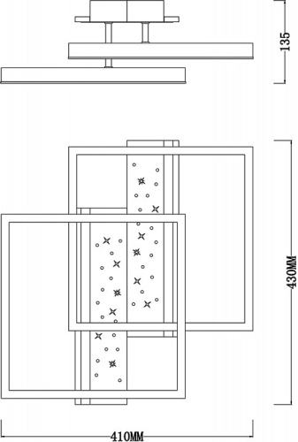 Накладной светильник Escada Stellar 10215/2LED в Нижнем Новгороде фото 2